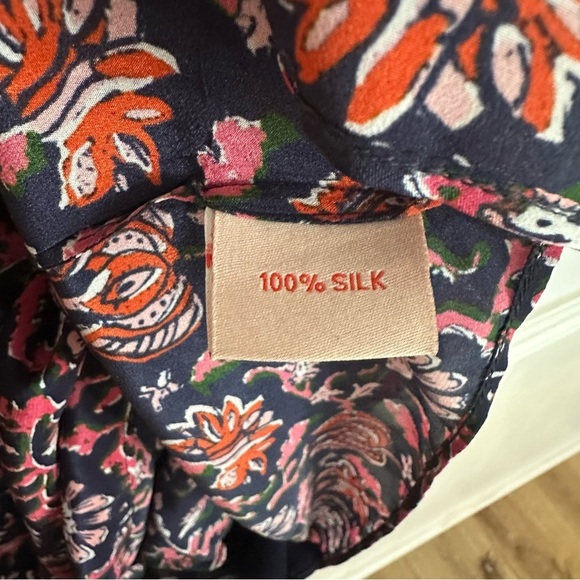 Rungolee Women’s Jacqueline 100% Silk Dress in Autumn Soraya Floral Sz S GUC - Picture 9 of 10